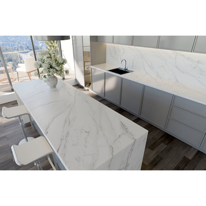 Podima Printed Quartz Slab Kitchen Countertop <b>Vanity</b> Top 2cm 3cm Polished For Commercial Construction Projects Use - Product Image 1