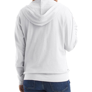 Sudadera con capucha de lana de algodón 100% para hombre, pantalones de chándal cómodos de alta calidad con cremallera completa, transpirable, bordado sólido, logotipo personalizado, Invierno - Product Image 5