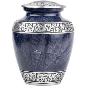 Urna de cremación de metal hecha a mano chapada en oro para cenizas recuerdo conmemorativo duradero para el descanso final de los seres queridos - Product Image 5