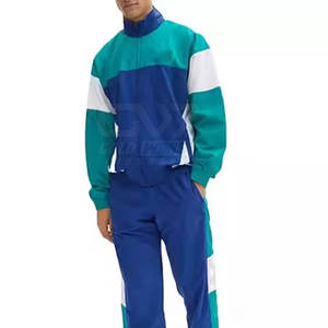 Cómodos trajes cortavientos con cremallera a granel, chándales ligeros para correr para hombres hechos en Pakistán - Product Image 1