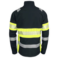 Chaqueta reflectante de seguridad de poliéster personalizable, ropa de trabajo impermeable para las estaciones de invierno y verano con logotipo