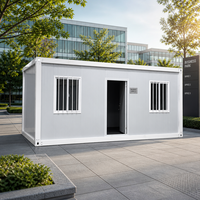 Maison mobile préfabriquée moderne en conteneur pour bureau, salle d'exposition et café pop-up de jardin