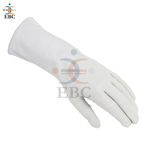 ถุงมือตรวจจับเข็ม ถุงมือกันเหงื่อสำหรับนักบิน ถุงมือยาวถึงข้อมือ ถุงมือหนังแกะนัปป้า ถุงมือหนังที่เป็นมิตรกับสิ่งแวดล้อม - Product Image 2