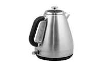 Bouilloire sans fil Orava rétro 2000 W en acier inoxydable 1,7 L certifiée UE pour usage domestique, extérieur, voiture/camping-car, arrêt automatique