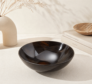 Bol en corne de buffle fait main sur mesure, bol décoratif en corne naturelle, vaisselle de luxe écologique, plat de service, fournisseur en gros - Product Image 2