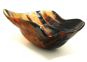 Bol de service en corne de buffle fait main Vaisselle naturelle et écologique pour la cuisine à domicile et le restaurant Bol en corne - Product Image 3