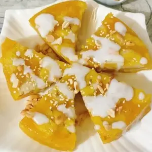 Grosir kualitas terbaik Puding pisang kukus khas Vietnam dengan liburan kelapa