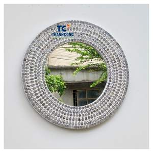 Fournisseur professionnel de miroirs en rotin pour projets B2B, améliorés par l'esthétique des miroirs en rotin décoratifs et par leur performance stable. - Product Image 1