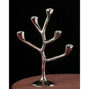 Meilleure vente argent candélabre nouvelle maison moderne hôtel décor candélabre pour mariage Table pièce maîtresse bougeoir - Product Image 2