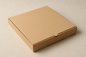 กล่องพิซซ่าคราฟท์แบบย่อยสลายได้เป็นมิตรต่อสิ่งแวดล้อมบรรจุภัณฑ์อาหารรีไซเคิลได้ปลอดภัยสำหรับร้านอาหารและร้านกาแฟ - Product Image 4