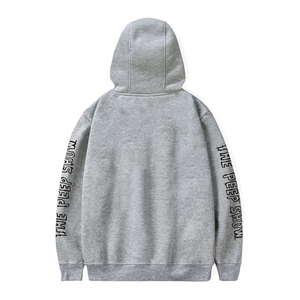 Sweat à capuche avec logo et impression personnalisés OEM Style Streetwear décontracté Mélange de coton disponible en commandes en gros pour les acheteurs en gros 2025 - Product Image 4