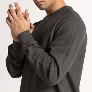 Sudaderas de Color Sólido para Hombre, Otoño-Invierno, Ropa Casual, Cuello Redondo, Estilo Urbano, Proveedor Mayorista, Fábrica OEM - Product Image 6