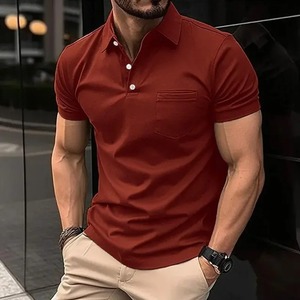 Venta al por mayor de golf de los hombres personalizados para la camisa POLO 100% de lona de algodón Venta caliente 3D bordado Casual manga corta Camiseta OEM sólido Patte - Product Image 2