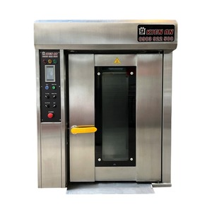 Horno rotativo industrial de 8 bandejas a gas y diésel, horno para hornear pan y pizza, carro Altuntop 1200X1900X1600, Vietnam - Product Image 2