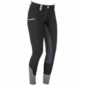 Wholesale Custom Women's Equestrian <b>Tight</b> Breeches Anti-slip Silicone 2024 New Design Silicon Horse Riding Leggings for Girls - Product Image 1