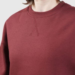 Sudadera Bopper Extra Grande para Mujer con Capucha y Media Cremallera, Tejido Transpirable, Color Granate, para Otoño - Product Image 5