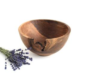 Ensaladera clásica de madera natural para cocina, restaurante, cena en casa y comidas saludables - Product Image 6