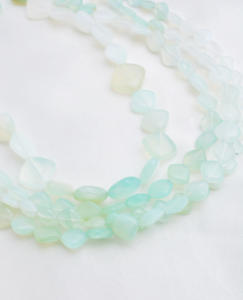 Cuentas Cuadradas de Ópalo Azul Natural, Piedra Preciosa Natural para la Elaboración de Joyería Fina - Product Image 4