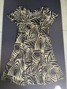 Multicolor Floral Print Chiffon <b>Dress</b> for Kids Casual Straight Silhouette <b>Summer</b> Flowers Knitted DOT Pattern <b>Short</b> Sweet Natural - Product Image 4