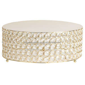 Support à gâteau en cristal frais, meilleur pour la décoration intérieure, conception de finition en or pour mariage et fête, décoration de Table, outils à gâteau - Product Image 4