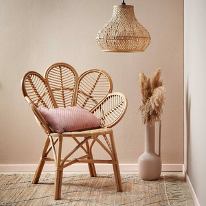 Chaise d'appoint en rotin tissé à la main durable, idéale pour les jardins, les salons ou les espaces extérieurs couverts, durable et élégante - Product Image 5