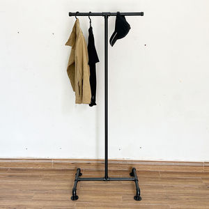 GQA68032 Double-Tiered Steel Clothes Rack <b>Standing</b> Type Clothing Organizer for Wardrobe & Kitchen for Bags & Shoes - Product Image 6