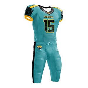 Nuevo Diseño, Conjunto de Uniforme Deportivo de Fútbol Americano Personalizado para Adultos, Transpirable, de Manga Corta, para Hombre, en Venta - Product Image 1