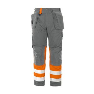 Customizable Work Pants Multipockets Breathable Durable Fabric Reflective Safety Features Waterproof-for Industrial Traffic Work - Product Image 3