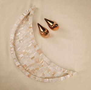 Esmalte de moda impreso gran oferta bandeja para servir y bandeja de vidrio para dulces estilo de lujo fruta seca y aperitivos tarros y bandeja a precio de fábrica - Product Image 6