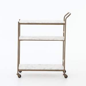 Moveable Metal Food <b>Serving</b> Bar Cart Metal <b>Trolley</b> Hot Selling 2 Tier Cart Glass Slavs Top Bar Cart <b>Trolley</b> For Hotels - Product Image 2
