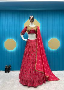 NAVRATRI WEAR ESTAMPADO Y KODI LACE LEHENGA CHOLI CON DUPATTA - Product Image 4