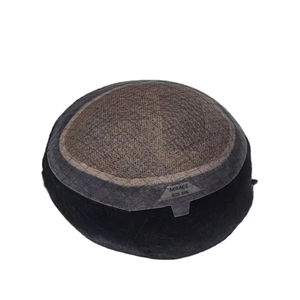 Miraje Model Taz BD Indian Remy Human Hair <b>Toupee</b> Wig with 100% Density Natural Loose Deep Wave & Body Wave Lace PU Base - Product Image 3