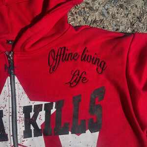 เสื้อสเวตเตอร์ผ้าฟลีซคอตตอน 100% แบบซิปหน้า สกรีนโลโก้ตามสั่ง ขายส่ง ทรงบ็อกซี่ ใส่สบาย ระบายอากาศได้ดี เป็นมิตรกับสิ่งแวดล้อม แฟชั่นสตรีทแวร์สำหรับฤดูหนาว ใส่ได้ทั้งชายและหญิง - Product Image 5