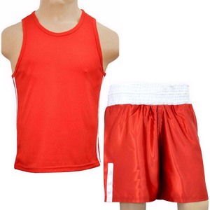 Gilet d'entraînement de boxe en maille interlock respirante, couleur et logo personnalisables, qualité supérieure, ensemble de sparring pour adultes amateurs - Product Image 1