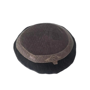 Perruque et patchs de cheveux 100% humains Remy indiens, prothèse, ondulation naturelle, ondulation profonde, cheveux Taz Bangladesh, bonnet U-Part, écologique - Product Image 1