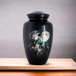 Urna decorativa para cenizas humanas Urna de cremación hermosa y duradera con acabado elegante disponible a precios asequibles - Product Image 4