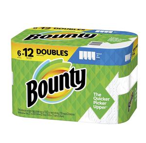 Bounty Select-Toallas de papel tamaño A, color blanco, 8 rollos dobles Plus = 20 rollos regulares - Product Image 1