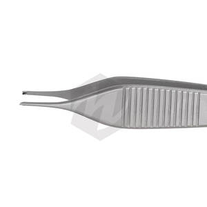 Fórceps Adson con 1x2 dientes 4 3/4 pulgadas herramienta de agarre quirúrgico punta fina tejido delicado manejo instrumentos médicos - Product Image 2