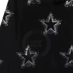 Services OEM Haute Qualité Hiver Coton Mélangé Strass Hoodies Meilleure Vente Vêtements Respirant Strass Hoodies - Product Image 3