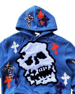 Sudadera con capucha clásica personalizable OEM 100% de alta calidad para hombre 280-300 Gsm Fleece (mezcla de algodón y poliéster) con forro digital - Product Image 6