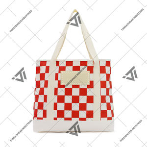 Custom Greek Delta | Sigma | Theta Sorority Clothing <b>Nylon</b> Striped <b>Tote</b> <b>Bag</b> Greek Paraphernalia Greek Paraphernalia - Product Image 1