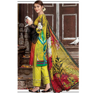 ชุดเดรส3ชิ้นสำหรับผู้หญิงชุดเดรสลำลองสำหรับผู้หญิงชุดเดรสสไตล์ใหม่ล่าสุดสำหรับผู้หญิงปากีสถาน - Product Image 2