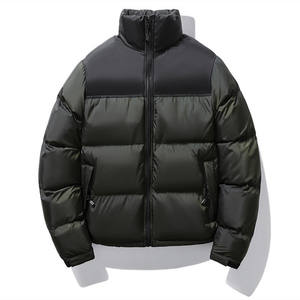 แจ็คเก็ตพัฟเฟอร์แฟชั่นแบบครอปสำหรับผู้ชาย รุ่นใหม่ ปี 2025 ขายส่งจากโรงงาน รับทำโลโก้ตามสั่ง เสื้อโค้ทฤดูหนาว คอตั้ง ลายตัวอักษร - Product Image 6