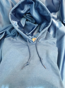 22025 Sudadera con Capucha de Lujo Personalizada, Ecológica, de Invierno, de Forro Polar, con Forro de Satén, de Seda, Térmica, Transpirable, OEM Frontal - Product Image 3
