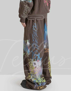 กางเกงวิ่งออกกำลังกายผู้ชายผ้าคอตตอนแบบหลวมกางเกงวิ่งออกกำลังกายแบบเลือกได้ตามต้องการ - Product Image 3