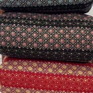 High-Quality Soft and Comfy <b>Rayon</b> <b>Fabric</b> by the Meter Suitable for Sarees Kaftans and Ethnic Wear from India - Product Image 1