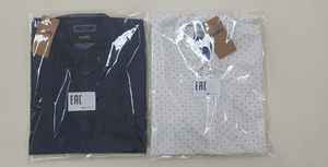 เสื้อเชิ้ตผ้าสักหลาดสำหรับผู้ชายเสื้อเชิ้ตลำลองแขนสั้นมีกระดุม100% ลายทางผ้าสักหลาดสำหรับผู้ชายสินค้าออกใหม่ - Product Image 3