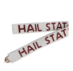 Correa bordada ajustable, cinturones con cuentas, correas de guitarra de longitud personalizada y monedero de estrella con bordado de MD HANDICRAFTS - Product Image 5