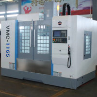 Centre d'usinage vertical CNC haute vitesse VMC1165 avec liaison coordonnée 4 axes