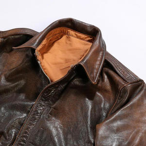 Blouson d'aviateur pilote OEM avec impression de logo personnalisé, broderie, vêtements de ville pour hommes pour femmes, vêtements d'extérieur à la mode décontractés - Product Image 5